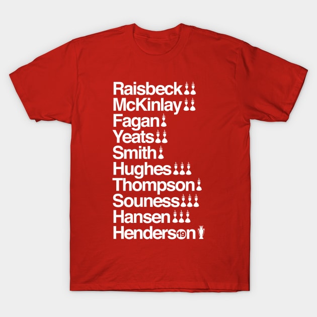 Captains of the Title Winners LFC T-Shirt by peterdy